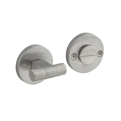 Afbeelding van Intersteel WC slot shiraat rond RVS geborsteld