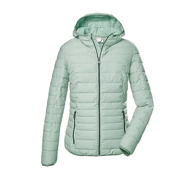 Afbeelding van G.I.G.A. DX Dames Functioneel jack in donslook met capuchon/outdoorjack GS 28 WMN QLTD JCKT, light mint, 48, 41761 000