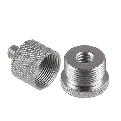Afbeelding van SAVITA Mic Stand Adapter Kit Bevat 1 Stuk 1/4 tot 5/8 Schroefdraad Statief Schroef voor Camera Monitor Microfoon (Zilver)