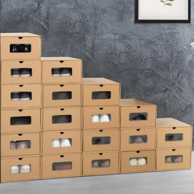 Afbeelding van IDMarket 20 stuks schoenboxen met lade