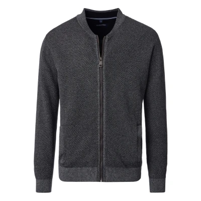Afbeelding van Casa Moda Vest antraciet, Effen