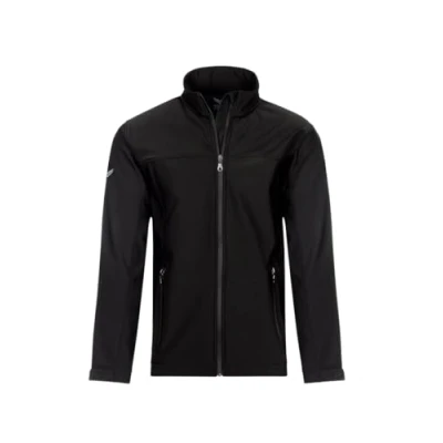 Afbeelding van Trigema Softshelljas voor heren, zwart (008), 3XL