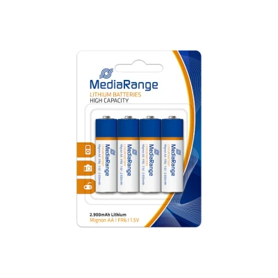 Afbeelding van MediaRange Lithium batterijen, Mignon AAFR61.5V, 4 Pack