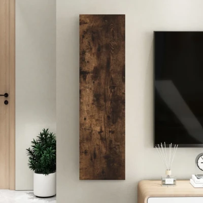 Afbeelding van Tv wandmeubel 30,5x30x110 cm gerookt eikenkleurig