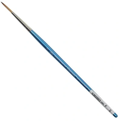 Afbeelding van Winsor &amp; Newton 5302003 Cotman Aquarel penseel van syntetisch haar Serie 222 Designers, korte steel met uitstekende veerkracht, verfafgifte en uiterste nauwkeurigheid Nr. 3 mm,
