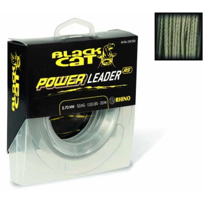 Afbeelding van Black Cat Power Leader (20m) Maat : 0.70mm 50 kilo
