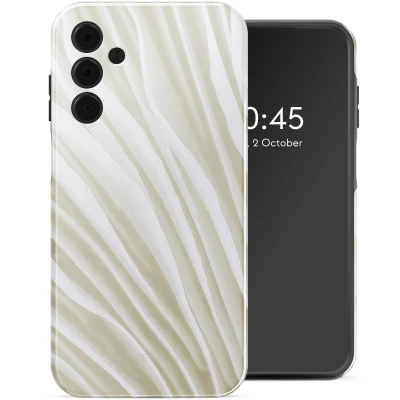 Afbeelding van Samsung Galaxy A15 (5G) Hoesje Kunststof Selencia Hardcase/Backcover Nature Light Brown Telefoonhoesje