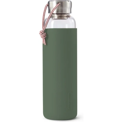 Afbeelding van Black+Blum Glazen Waterfles 600ml Olive