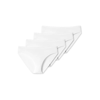 Afbeelding van Schiesser 4PACK Slip, Dames, Maat: 38, Weiß