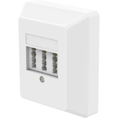 Afbeelding van Hama TAE NFN telefoondoos, opbouw telefooncontactdoos, telefoon wit