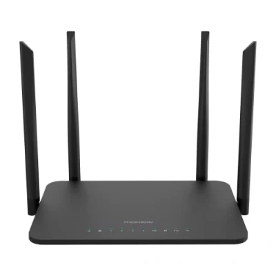 Afbeelding van THOMSON Router, THWR 1200 Dual Band Gigabit WiFi 5, WLAN, tot Mbps, 2,4 GHz en 5 GHz, 4 antennes, WAN modemverbinding, LAN aansluiting, USB 2.0, wit