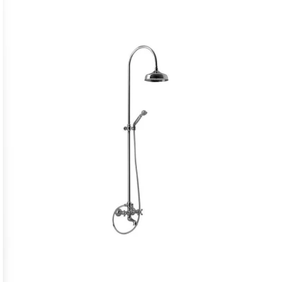 Afbeelding van Cisal Arcana Ceramic Douchekolom met baduitloop Chroom AC00415121