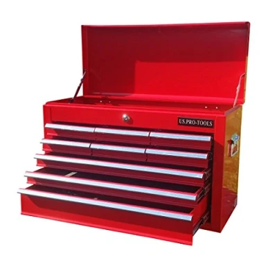 Afbeelding van US PRO TOOLS Betaalbare Tool Chest Box Cabinet 9 Lade Kogellager Laden