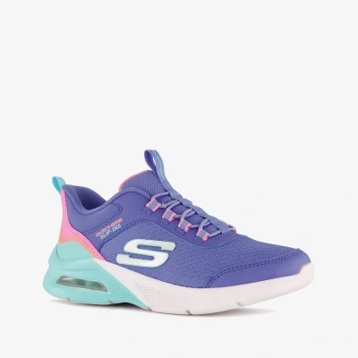 Afbeelding van Skechers Slip ins: Microspec Max Color Trifecta Paars Extra comfort Memory Foam Maat 32