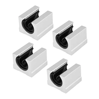 Afbeelding van 4 stks SBR20UU Aluminium Open Lineaire Lager Glijdende Blok 3D Printer CNC Onderdelen 20x39x11mm