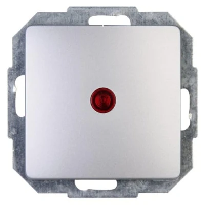 Afbeelding van Kopp Paris bedieningsschakelaar (uit en wissel) verlicht, zilver, 651660080