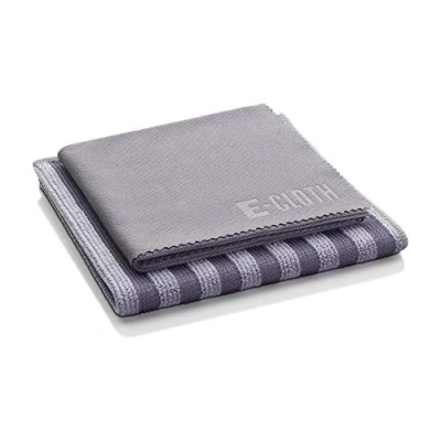 Afbeelding van E Cloth Roestvrijstalen reinigingsset, microvezel, grijs, 2 doekenset
