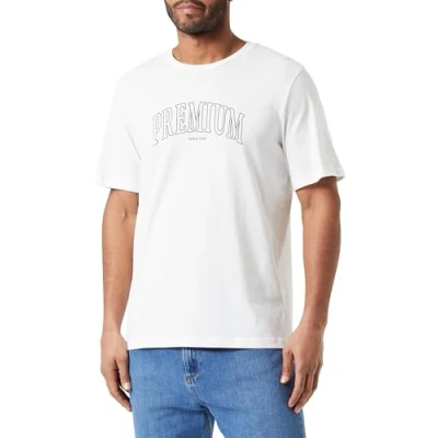 Afbeelding van JACK &amp; JONES JPRBLUMALIK SS Tee Crew Neck FST, cloud dancer, XS