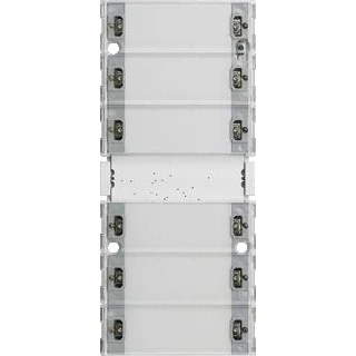 Afbeelding van Gira KNX/EIB tastsensor 3 Comfort 6 voudig (3+3) (systeem
