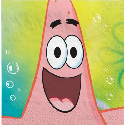 Afbeelding van Amscan Sponge Bob servetten (16 stuks) 33 x cm