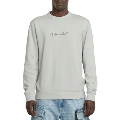 Afbeelding van G STAR Script LOGO Sweater, Heren, Maat: Small, Gs mercury