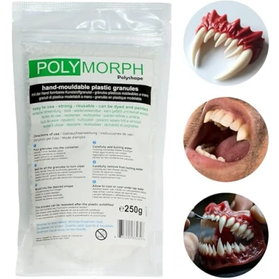 Afbeelding van 250g Polyshape Polymorph Hand vormbare Plastic Bag