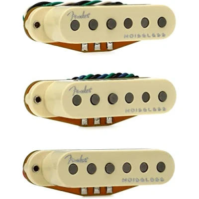 Afbeelding van Fender Gen 4 Noiseless Strat Pick Ups (Aged White) Single coil pickup voor gitaren