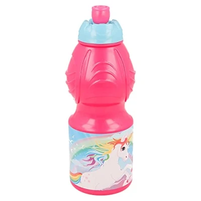 Afbeelding van Unicorn drinkfles waterfles roos 400 ml