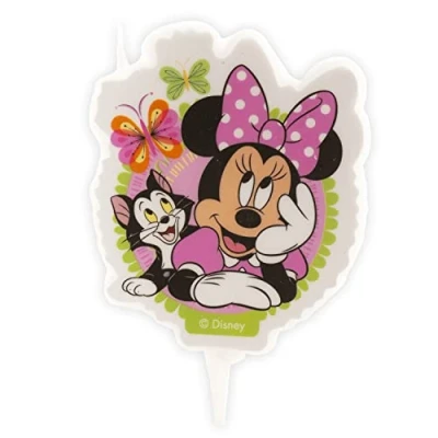 Afbeelding van Dekora Verjaardagstaart kaars voor meisjes van Minnie Mouse 7,5 cm