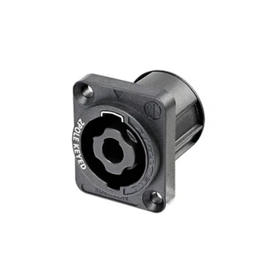Afbeelding van Neutrik NL2MPXX Luidsprekerconnector Flensbus, contacten recht Aantal polen: 2 Zwart 1 stuk(s)