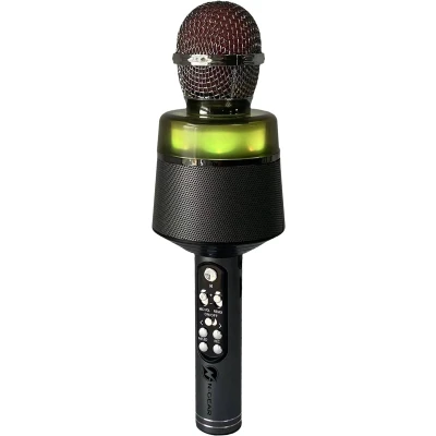 Afbeelding van N GEAR Star Mic Bluetooth Karaoke Microfoon voor Kinderen met Speaker &amp; Verlichting Draadloos Space Grey