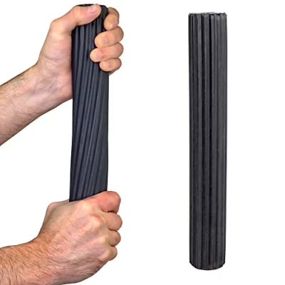 Afbeelding van CanDo Handoefenapparaat Twist n Bend vingerversterker flexibele oefenstaaf, trainingsstaaf, zwart (zeer zwaar), 30 cm, 10 1515