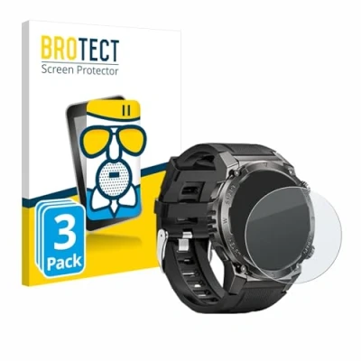 Afbeelding van BROTECT AirGlass Verre Mat, Smartwatch beschermfolie, Grijs