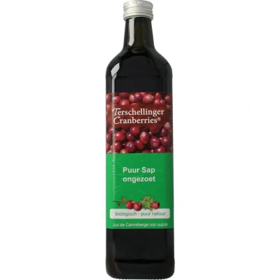 Afbeelding van Terschellinger Cranberrysap Ongezoet Bio, 750 ml