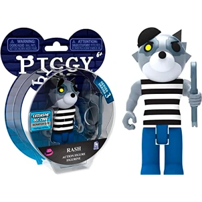 Afbeelding van Piggy beweegbaar figuur 10 cm uitslag videospelfiguren Lansay