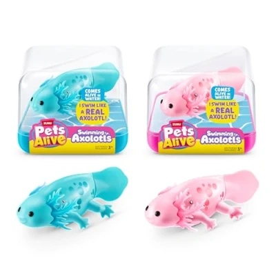 Afbeelding van Pets Alive Robo Axolotl, Serie 1, Zwemmen (2 stuks), brievenbus