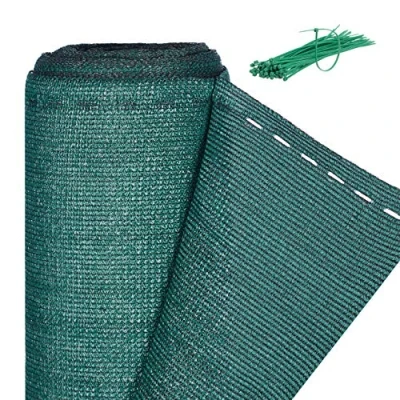 Afbeelding van Relaxdays zichtbreeknet groen 200 cm zichtdoek tuinhekbekleding privacydoek 2,0 x 6 meter