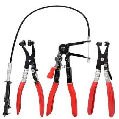 Afbeelding van Golgner Slangklemtang, set van 3 stuks, veerbandklemtang, slangkleptang met rechte hals en slangklemmen, voor auto reparatiegereedschap, reparatie auto&#039;s
