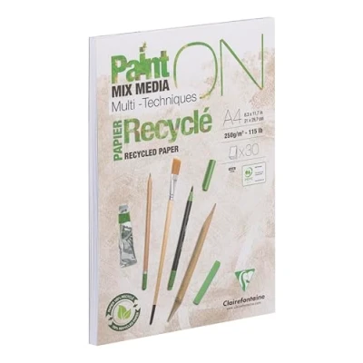 Afbeelding van Paint On Mixed Media A4 Recycled 30 vel