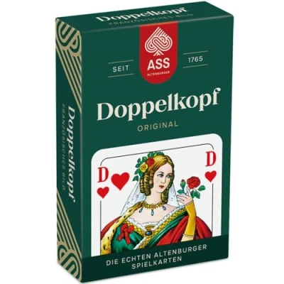 Afbeelding van Doppelkopf, französisches Bild, in Faltschachtel