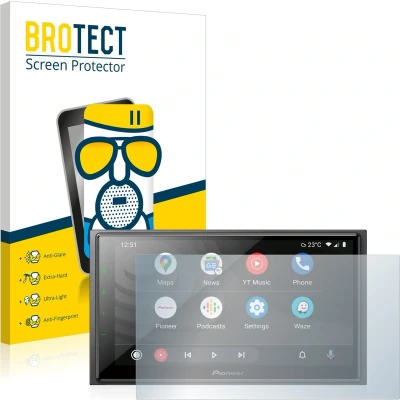 Afbeelding van BROTECT Antireflecterende Glas Screen Protector Mat voor Pioneer SPH EVO64DAB Schermbeschermer [Beschermglas Folie niet Gehard Glas]
