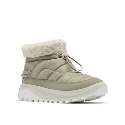 Afbeelding van Columbia SNOWTROT Shorty Snowboots, Dames, Maat: 43, Grey green/dark stone Textiel/ synthetisch