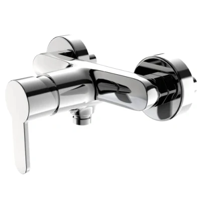Afbeelding van EMKE Badkraan voor douche, douchekraan met één hand douche accu, douchemengkraan badkamerkraan chroom