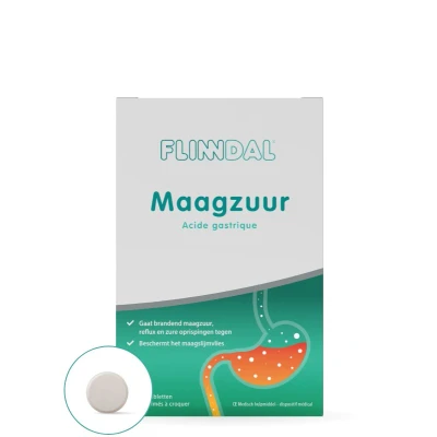 Afbeelding van Maagzuur 20 kauwtabletten Gaat brandend maagzuur, reflux en zure oprispingen tegen Medisch hulpmiddel