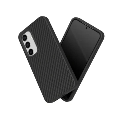 Afbeelding van RhinoShield Case compatibel met [Galaxy S24] SolidSuit schokdempende en slanke beschermhoes premium afwerking 3,5 meter valbescherming koolstofvezel