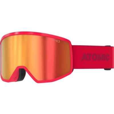 Afbeelding van Atomic Four HD skibril, wit, skibril met contrastrijke kleuren, hoogwaardige gespiegelde snowboardbril, bril live fit frame, groot gezichtsveld