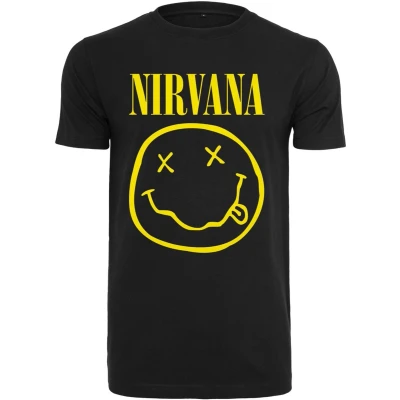 Afbeelding van Merchcode Nirvana Lithium TEE Tshirt print, Heren, Maat: Large, Black