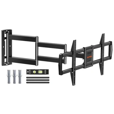 Afbeelding van ELIVED Lange arm TV wandbevestiging met 962 mm voor de meeste 42 75 inch tv&#039;s, Full Motion Mount zwenk en kantelen, houdt tot 45 kg. Max VESA 600x400mm EV3038