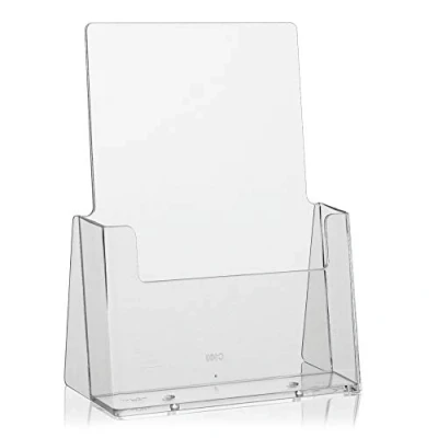 Afbeelding van 10 C160 stuks Taymar DIN A5 tafel brochurehouder, brochurestandaard, glasheldere flyerstandaard, presentatiestandaard