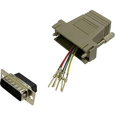 Afbeelding van BKL Electronic 10121115 Adapter D sub stekker 15 polig RJ12 bus 1 stuk(s) Single